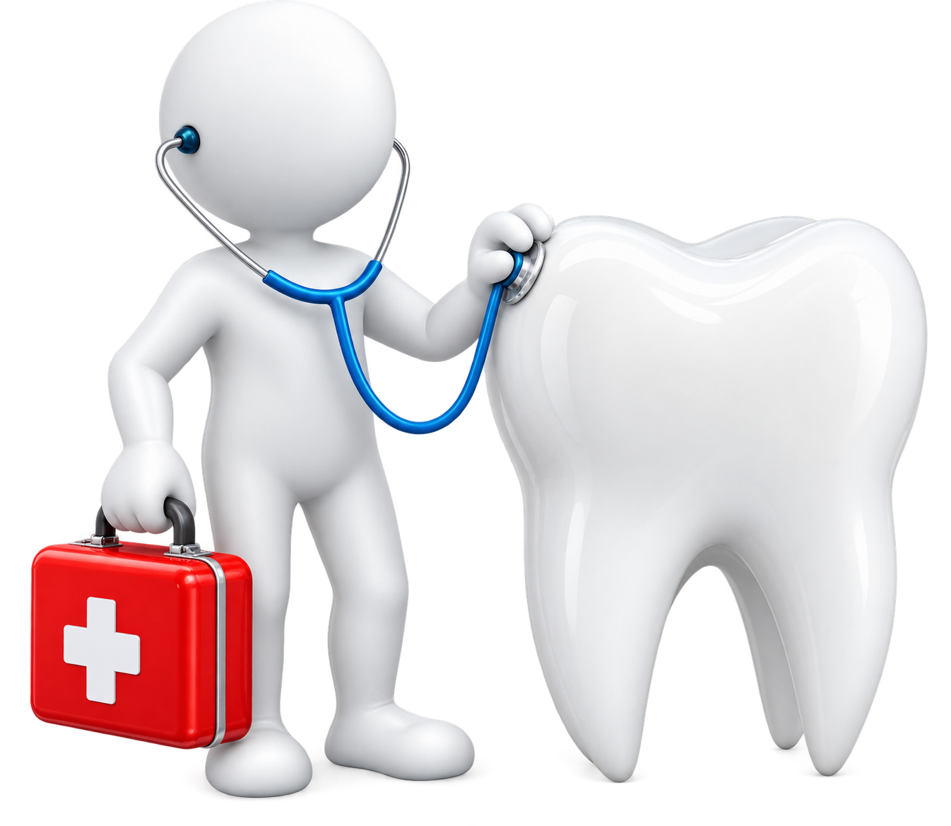 Dental emergency assistance illustration